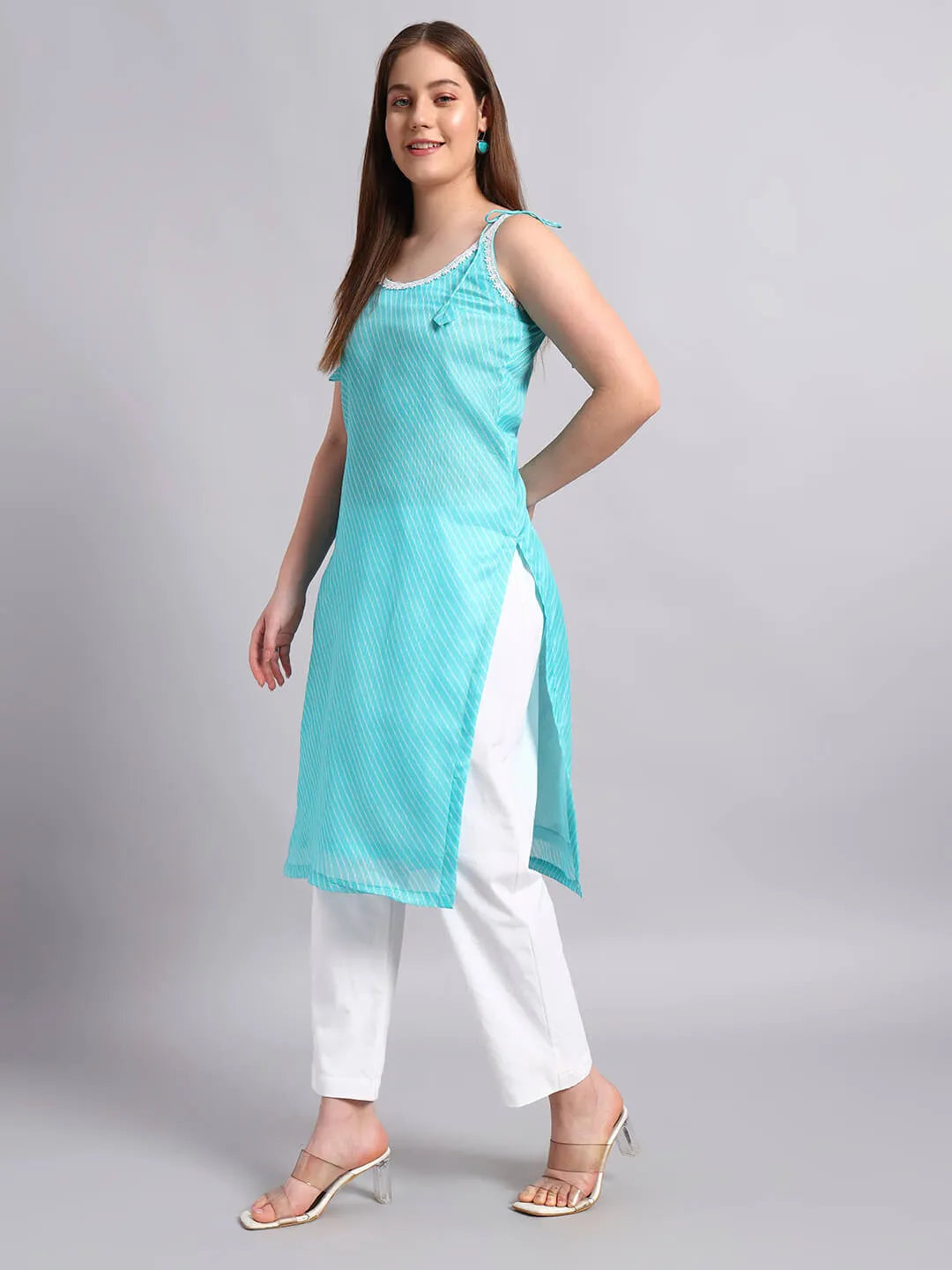 Kotadoria Leheriya Kurta Set