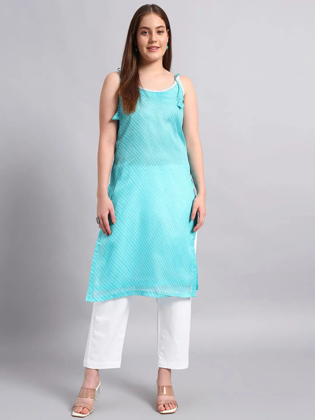 Kotadoria Leheriya Kurta Set