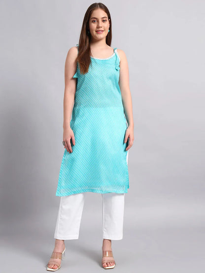 Kotadoria Leheriya Kurta Set