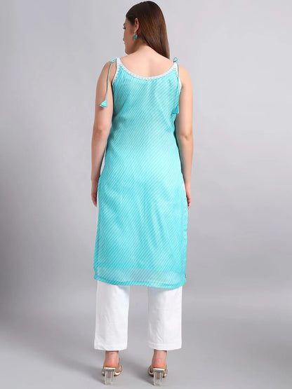 Kotadoria Leheriya Kurta Set