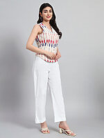 Cotton Ikat Basket Top with Pant - Image 2
