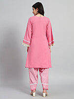 Cambric Cotton kurta with Farsi Salwar - Image 5