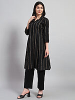 Cotton A-Line Kurta Set - Image 4
