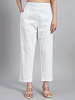 Muslin Cotton Gethered Kurta Set - Image 7