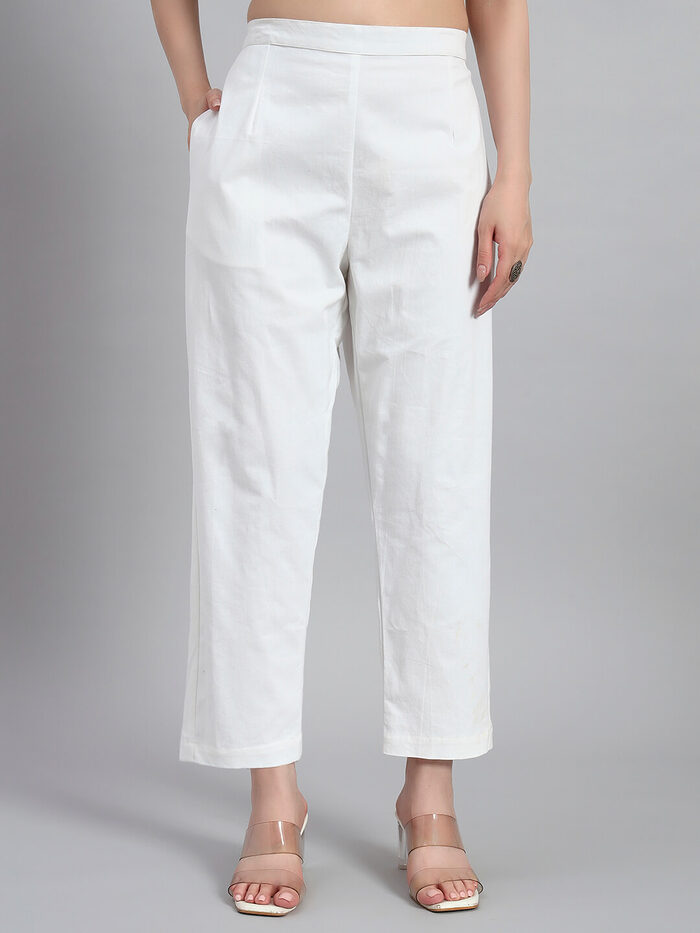 Muslin Cotton Gethered Kurta Set - Image 7