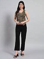 Cotton Kalamkari Basket Top with Pant - Image 4