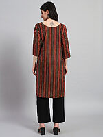 Kalamkari Straight Cotton Kurta Set - Image 5