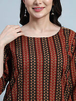 Kalamkari Straight Cotton Kurta Set - Image 6