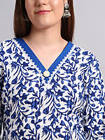 Hand Block Cotton Kurta With Salwar - Image 6