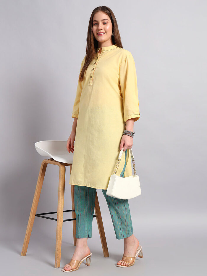 Cotton Kurta Set - Image 1