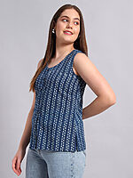 Indigo Cotton Kurti - Image 4