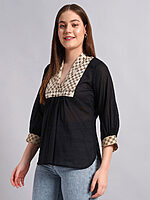 Cotton Kurti with Yoke - Image 4