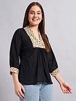 Cotton Kurti with Yoke - Image 5